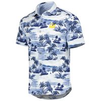 Lids Chicago Bears Tommy Bahama La Playa Luau Button-Up Camp Shirt - Cream