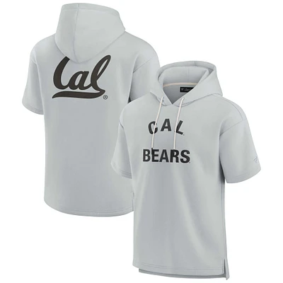 Sweat à capuche unisexe Fanatics Grey Cal Bears Elements en polaire super douce manches courtes