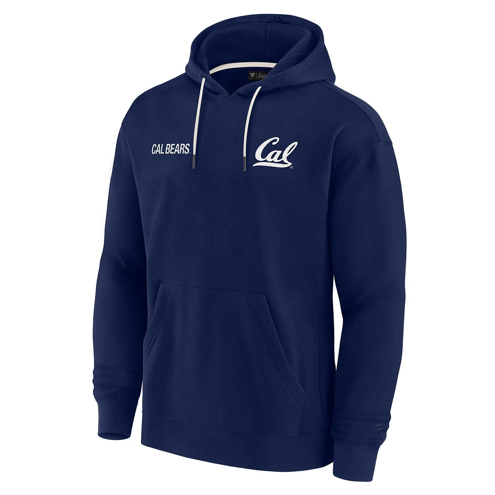 Unisex Fanatics Navy Cal Bears Elements Super Soft Fleece Pullover Hoodie