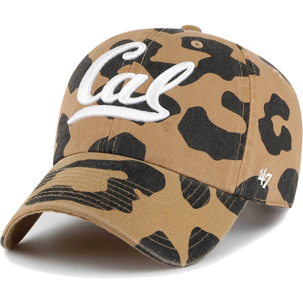 Casquette réglable '47 Cal Bears Rosette Leopard Clean Up pour femme