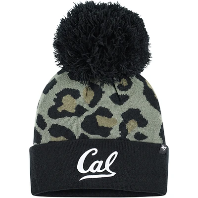 Women's '47 Hunter Green Cal Bears Bagheera Cuffed Knit Hat with Pom