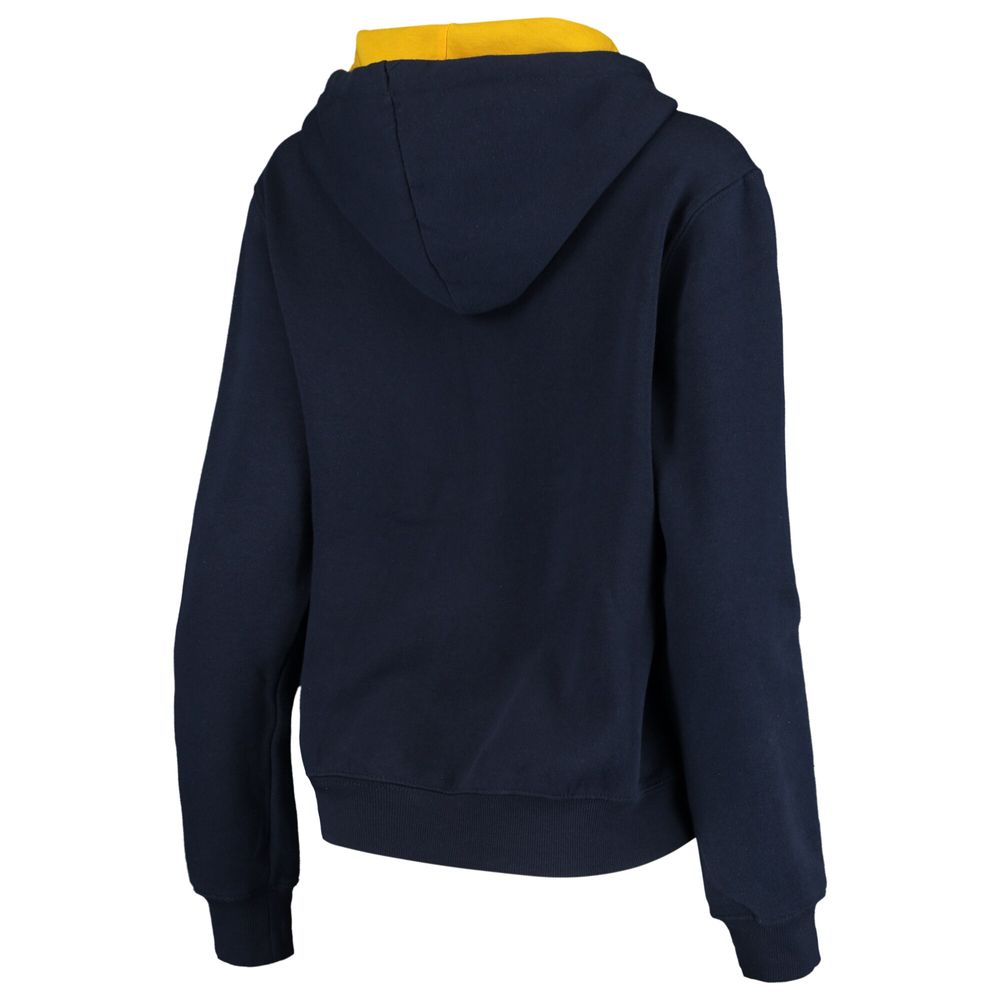 Women's Colosseum Navy Cal Bears Loud and Proud Pullover Hoodie