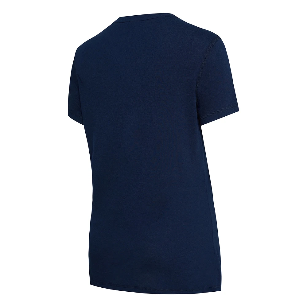 Concepts Sport T-shirt et pantalon en flanelle Cal Bears Arctic pour femme Bleu marine/doré