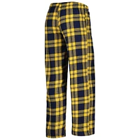 Women's Concepts Sport Navy/Gold Cal Bears Badge T-Shirt & Flannel Pants Sleep Set