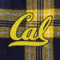 Women's Concepts Sport Navy/Gold Cal Bears Badge T-Shirt & Flannel Pants Sleep Set