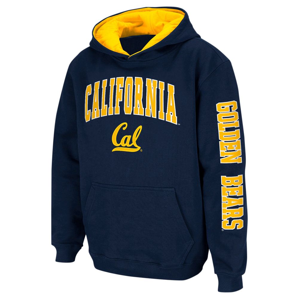 Youth Colosseum Navy Cal Bears 2-Hit Team Pullover Hoodie