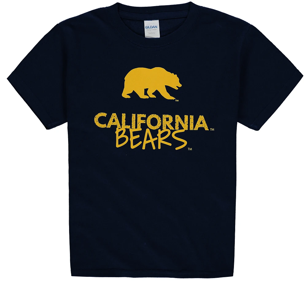 Youth Navy Cal Bears Crew Neck T-Shirt