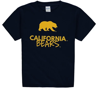 Youth Navy Cal Bears Crew Neck T-Shirt