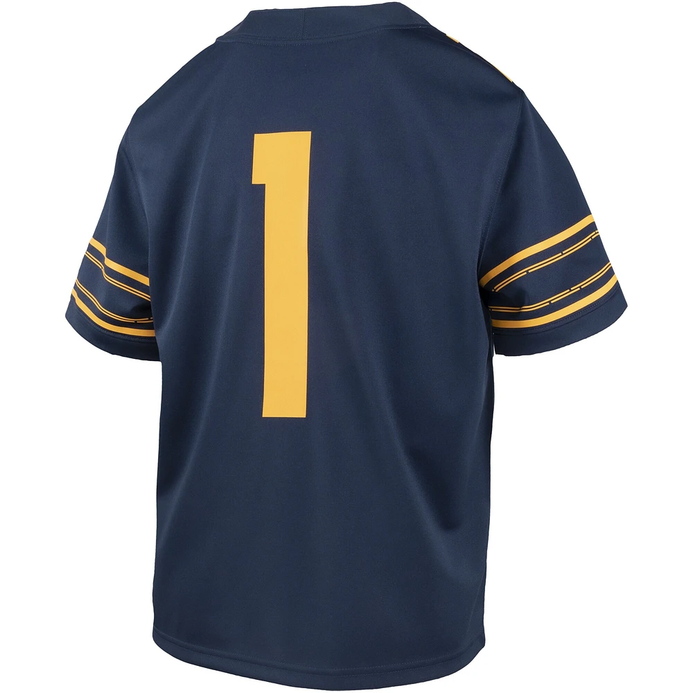 Youth Nike #1 Navy Cal Bears Untouchable Replica Game Jersey