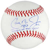 Cal Ripken Jr. Autographed Baseball with "1982 Rookie of the Year" Inscription