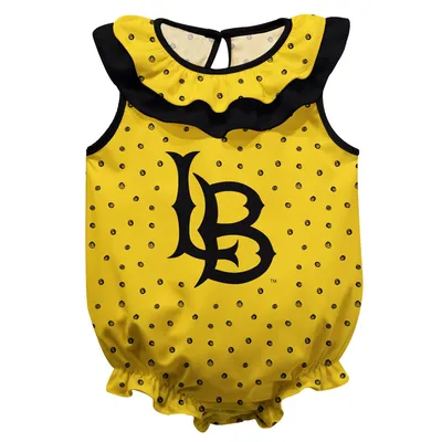 Infant Black Cal State Long Beach The New Fan Bodysuit