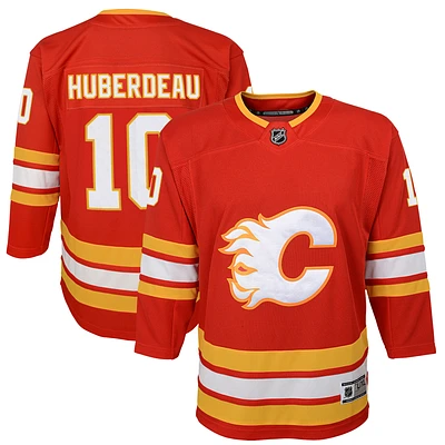 Maillot de joueur à domicile rouge des Flames Calgary 2020/21 Jonathan Huberdeau
