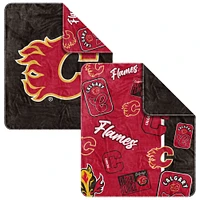 Couverture Dream Weave 50" x 60" des Flames de Calgary