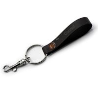 Calgary Flames Personalized Leather Loop Keychain