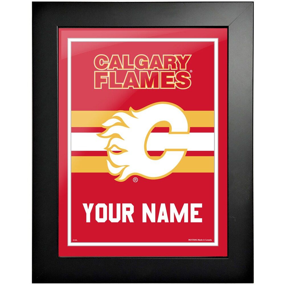 Calgary Flames 12'' x 16'' Personalized Team Frame