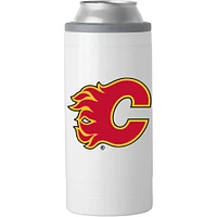 Flames de Calgary 12oz. Refroidisseur de canettes mince Letterman