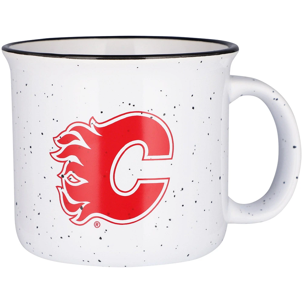 Flames de Calgary 15oz. Tasse d’équipe de feu de camp