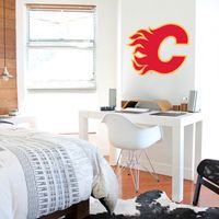 Calgary Flames 36'' x 36'' Team Logo Repositionable Wall Decal