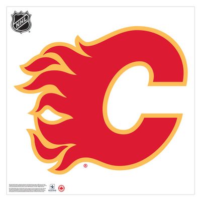 Calgary Flames 36'' x 36'' Team Logo Repositionable Wall Decal