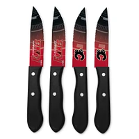 Calgary Flames 4-Piece Steak Knife Set