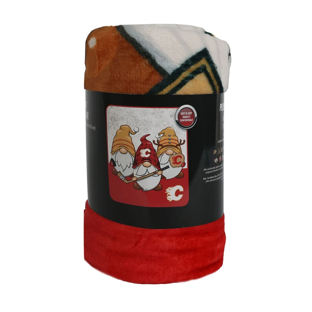 Calgary Flames 50'' x 60'' Gnome Throw Blanket