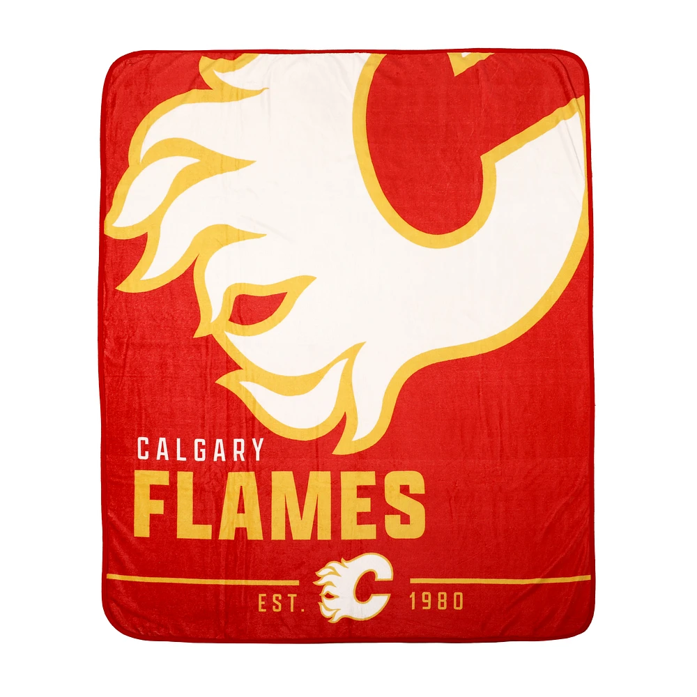 Couverture régulière 50'' x 60'' des Flames de Calgary