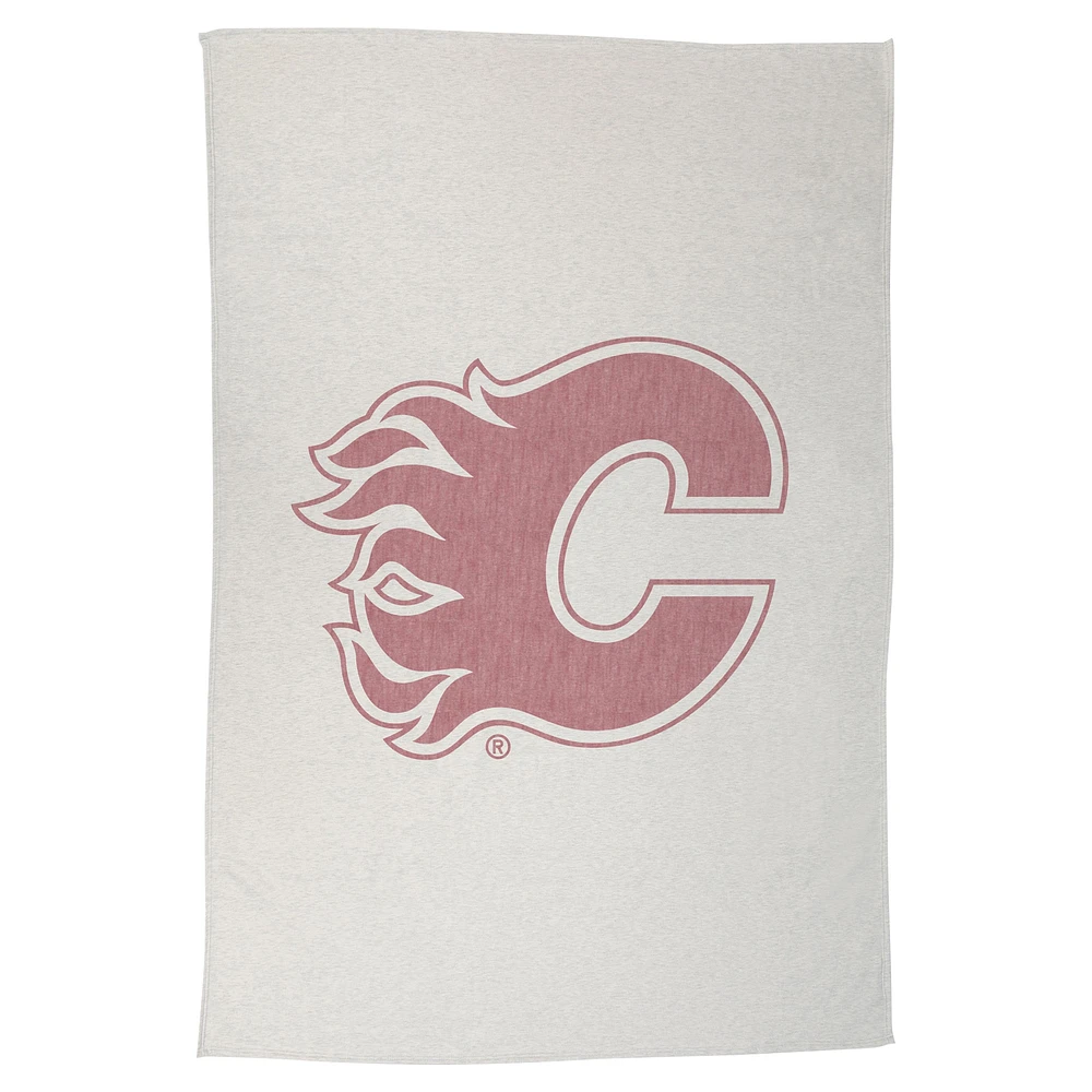 Couverture sweat-shirt des Flames de Calgary 54" x 84"