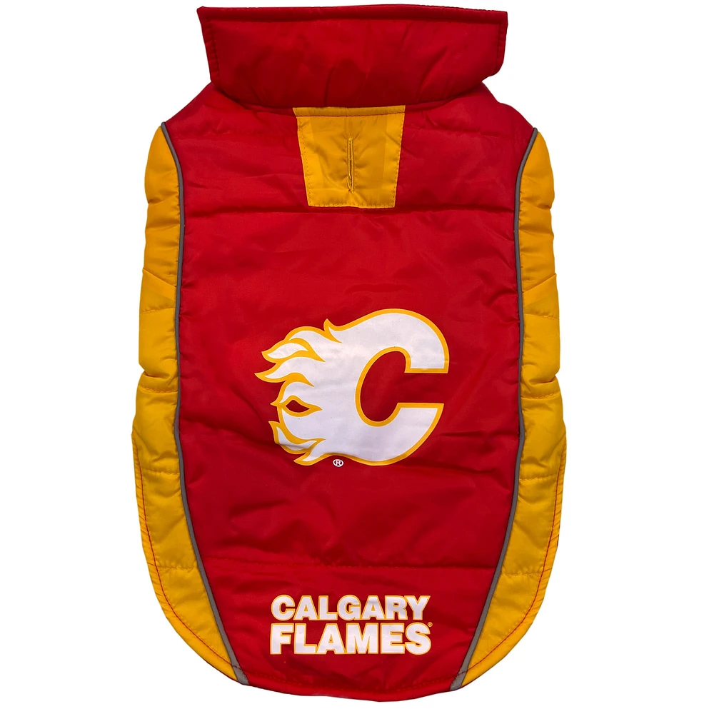 Calgary Flames Pet Puffer Vest