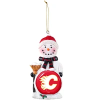 Ornement de bonhomme de neige des Flames de Calgary