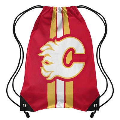 FOCO Calgary Flames Team Stripe - Sac à dos à cordon