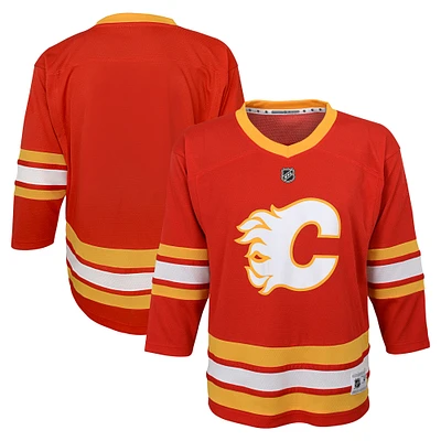 Infant Red Calgary Flames Replica Jersey