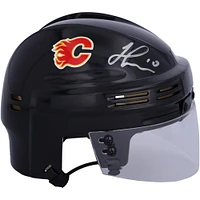Casque mini noir autographié par Jonathan Huberdeau des Flames de Calgary