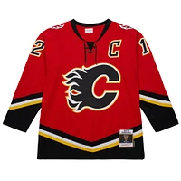 Men's Mitchell & Ness Jarome Iginla Red Calgary Flames 2003/04 Throwback Powerplay Jersey