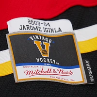 Men's Mitchell & Ness Jarome Iginla Red Calgary Flames 2003/04 Throwback Powerplay Jersey