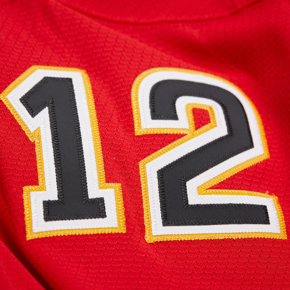 Men's Mitchell & Ness Jarome Iginla Red Calgary Flames 2003/04 Throwback Powerplay Jersey