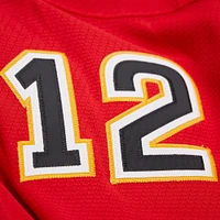 Men's Mitchell & Ness Jarome Iginla Red Calgary Flames 2003/04 Throwback Powerplay Jersey