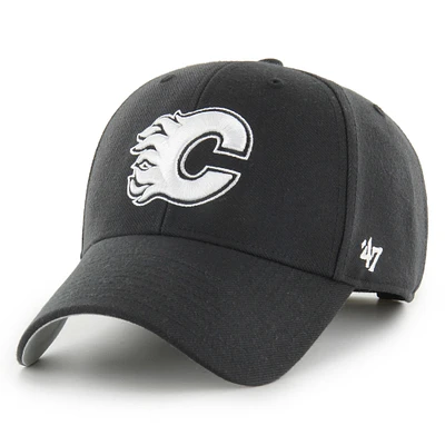 Men's '47 Calgary Flames Black & White MVP Adjustable Hat
