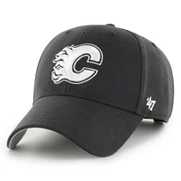 Men's '47 Calgary Flames Black & White MVP Adjustable Hat