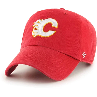 Nettoyage des flammes de Calgary '47 rouge pour hommes - Casquette ajustable