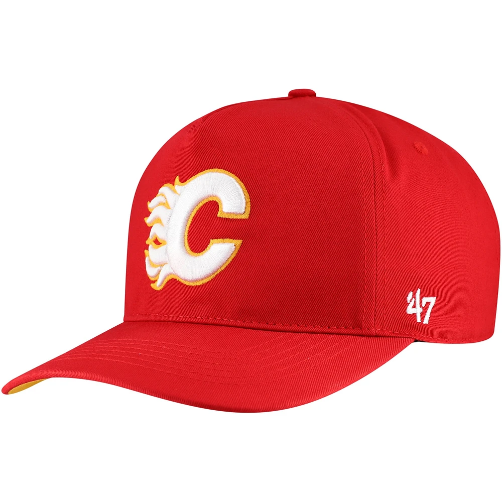 Casquette Snapback rouge pour homme '47 Calgary Flames Primary Hitch