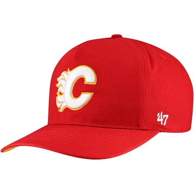 Casquette Snapback rouge pour homme '47 Calgary Flames Primary Hitch