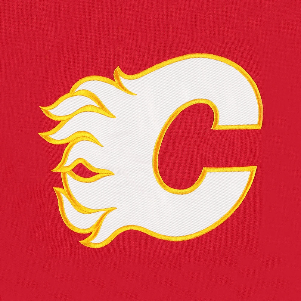 Chandail à capuchon supérieur Lacer Flames de Calgary '47 rouge pour hommes