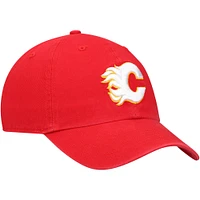 Casquette réglable '47 Red Calgary Flames Team Clean Up pour hommes