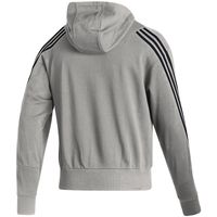 Men's adidas Heathered Gray Calgary Flames Fashion - Full-Zip Hoodie