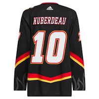 Men's adidas Jonathan Huberdeau Black Calgary Flames Alternate Primegreen Authentic Jersey