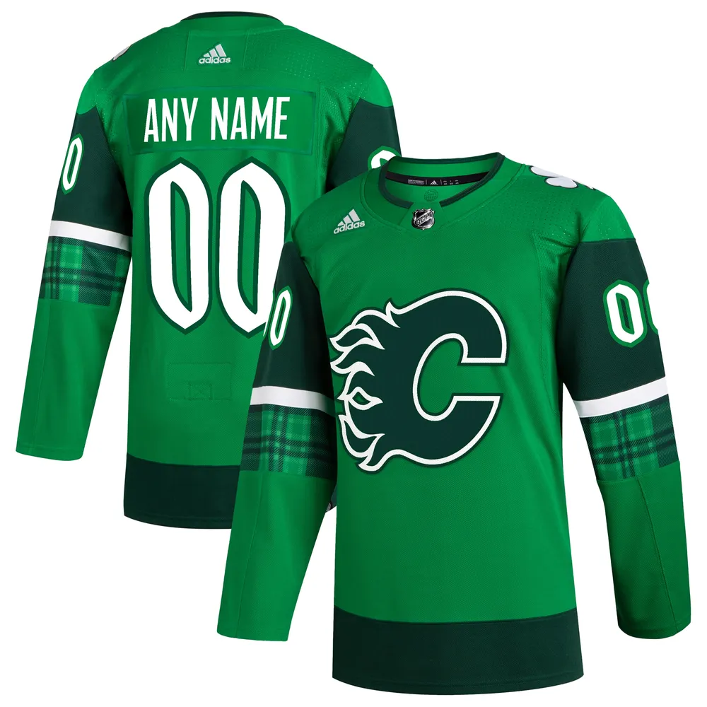 Espesar póngase en fila Extraer Lids Calgary Flames adidas 2023 St. Patrick's Day Primegreen Authentic  Custom Jersey - Kelly Green | Green Tree Mall
