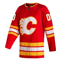 Homme adidas Red Calgary Flames 2020/21 Domicile - Maillot Authentic Pro Custom