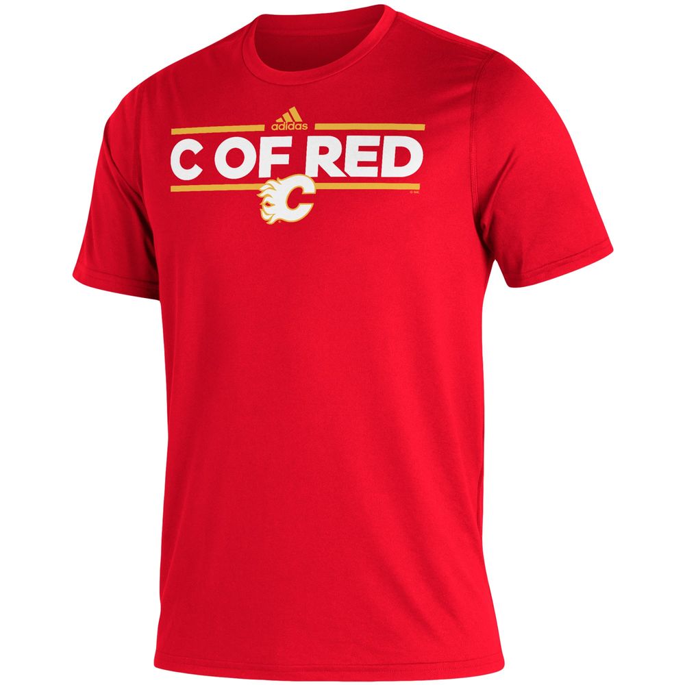 Calgary Flames adidas Local Ultimate Dassler Long Sleeve T-Shirt