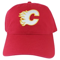 Casquette réglable American Needle rouge des Flames de Calgary pour hommes, ligne bleue