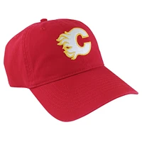 Casquette réglable American Needle rouge des Flames de Calgary pour hommes, ligne bleue